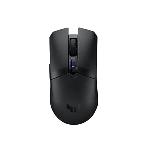 ASUS TUF Gaming M4 Wireless optische Gaming-Maus (kabellos, beidhändig, 12.000 DPI-Sensor,...