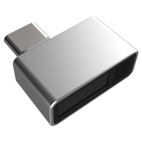 Ficher Windows-Fingerabdruckscanner für Win10/11, Typ C/USB C, 360° Biometrischer Touch, Schnelle...
