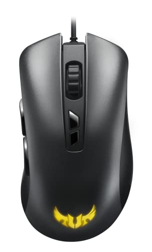ASUS TUF Gaming M3 Maus (kabelgebunden, RGB, 7000-dpi-Sensor, programmierbare Tasten, Aura Sync)...