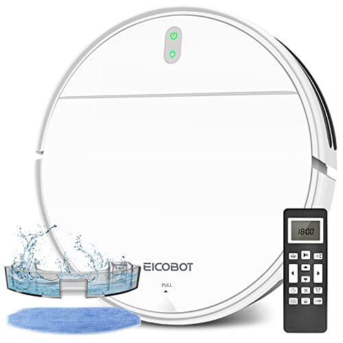 EICOBOT Roboter Staubsauger und Mop Combo,110 Minuten Laufzeit, 2-in-1 Staubsauger und Mop, schlank...