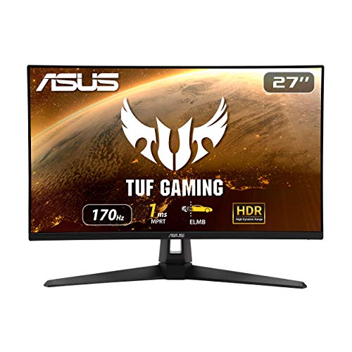 ASUS TUF Gaming VG27AQ1A - 27 Zoll WQHD Monitor - 170 Hz, 1ms MPRT, FreeSync Premium & G-Sync...
