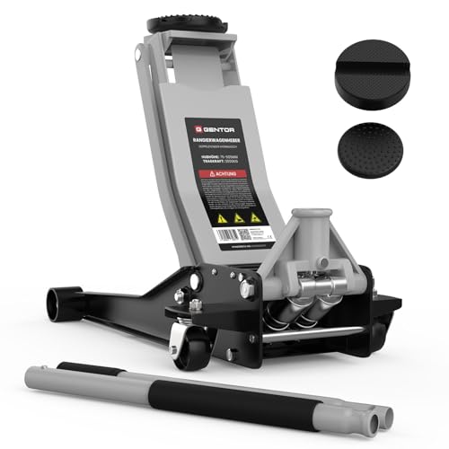 Wagenheber hydraulisch 3T Flache Hubhöhe 75-505mm mit...