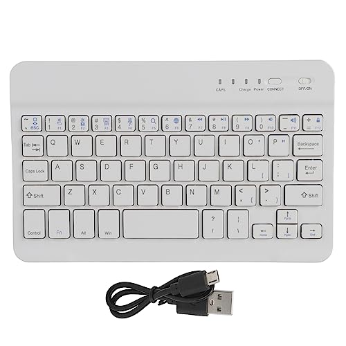 Leapiture Mini-Bluetooth-Tastatur, Tragbare Kabellose Tastatur, 59 Tasten, Tablet-Computer-Tastatur...