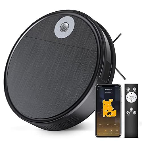 Roboterstaubsauger, Staubsauger Roboter 2200Pa Starke Saugkraft Dünner Leiser Automatischer...