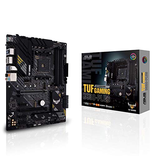 ASUS TUF Gaming B550-Plus Mainboard Sockel AM4 (ATX, Ryzen, PCIe 4.0, 2x M.2, 2Gbit/s Ethernet, SATA...