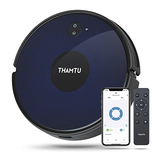 Thamtu G2 Robot Vacuum Cleaner with Wiping Function, Hair Tangle Not in The Device, Automatic...